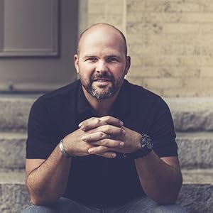 A person sitting on steps